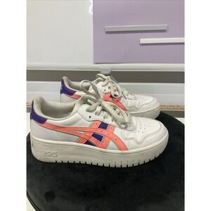ASICS Women's Japan S Platform White Sun Coral 1202A323.102 7.5